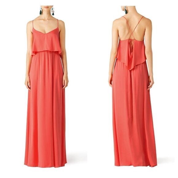 BCBGMaxAzria Dresses & Skirts - NWT BCBGMAXAZRIA Coral Haely Chiffon Maxi Dress